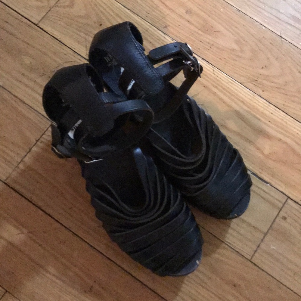 Black Hasbeens sandals